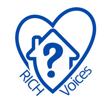 The RICH (Research in Care Homes) Voices logo.